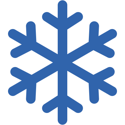 nordic cold chain temperature icon - frozen